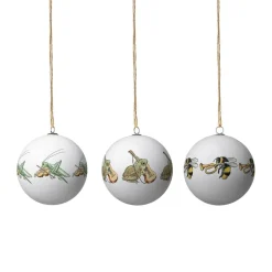 Discount Design House Stockholm 3 Bolas Navidad Elsa Beskow, Set no 9 Blanco