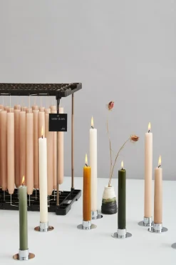 Online Ester & erik 2 Candelabros brillante, acero inoxidable Plateado