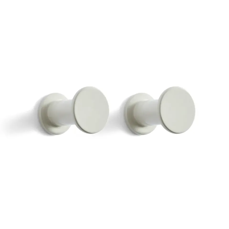 Hot HAY 2 Ganchos Bolt Ø2,8 cm, Light grey Gris