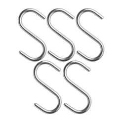 Outlet String 5 ganchos S , Acero inoxidable Gris