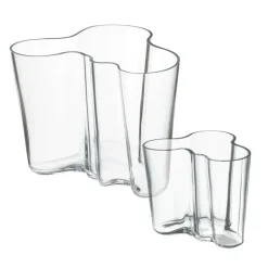 Discount Iittala 2 Jarrones Alvar Aalto, Transparente