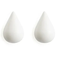 Sale Normann Copenhagen 2 perchas Dropit, grandes, Blanco