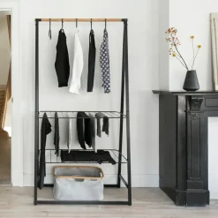 Sale Brabantia 4 Perchas Linn, Negro