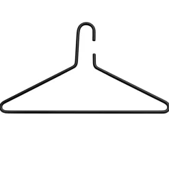 Outlet Essem Design 3 Perchas Triangel, Negro