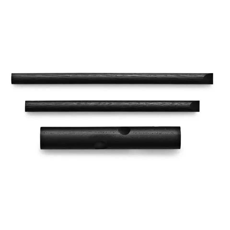 New Normann Copenhagen 2 percheros Sticks, set de 2, Negro