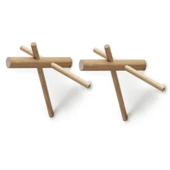 Online Normann Copenhagen 2 percheros Sticks, set de 2, natural Marrón
