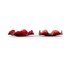 Best Sagaform 2 Protectores de vela Viva, Burdeos Rojo