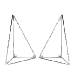 Sale Maze 2 Soportes para balda Pythagoras, cromo Plateado