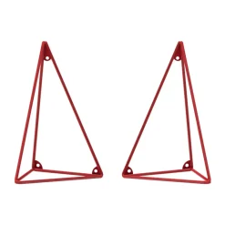 Online Maze 2 Soportes para balda Pythagoras, Red Rojo