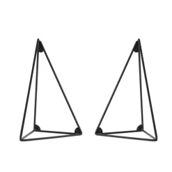 Hot Maze 2 Soportes para balda Pythagoras, Negro