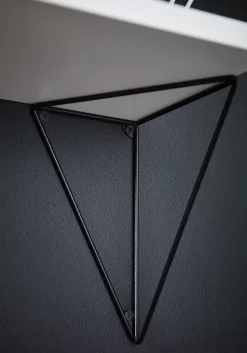 Hot Maze 2 Soportes para balda Pythagoras, Negro