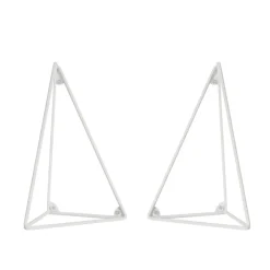 Online Maze 2 Soportes para balda Pythagoras, Blanco