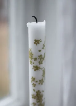 Wik & Walsøe 2 Velas alagargadas Slåpeblom, Verde