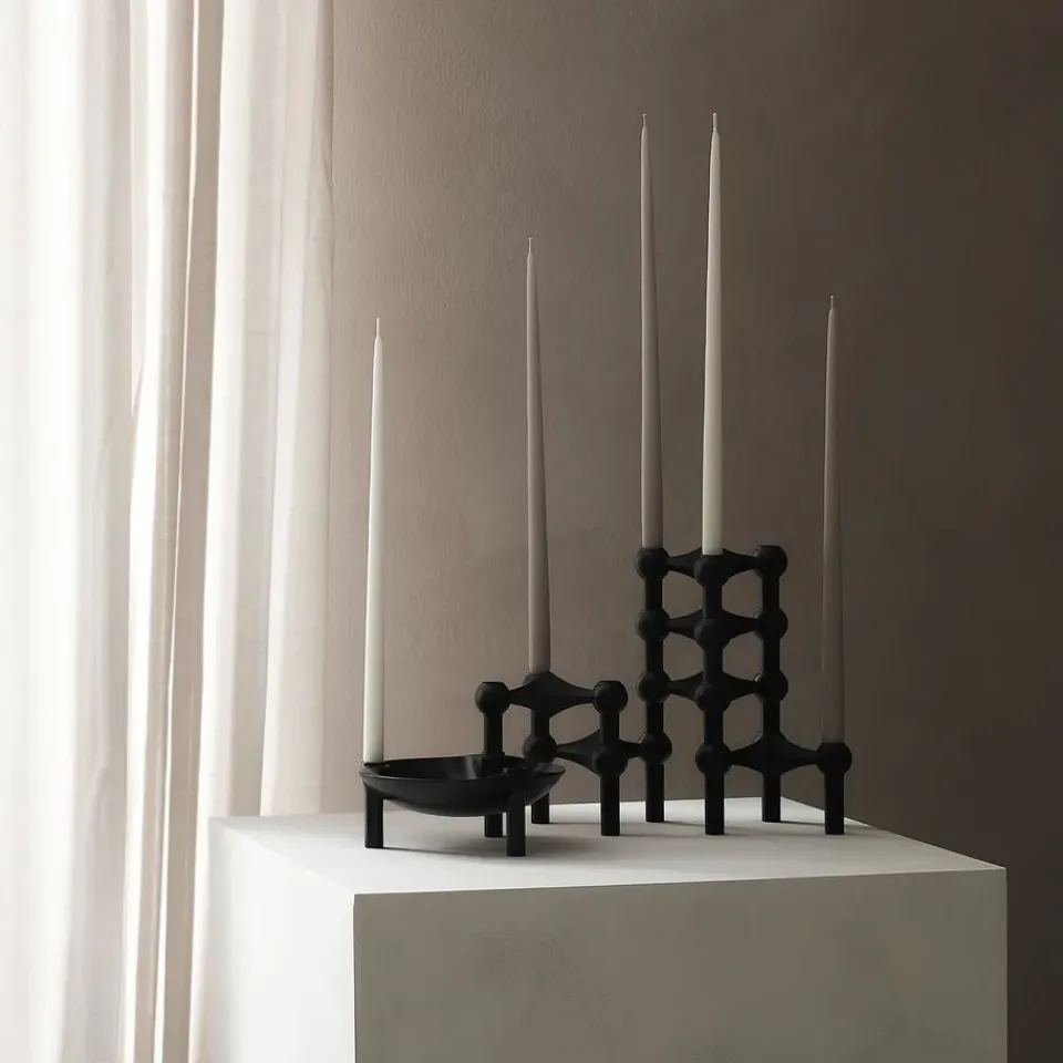 Best STOFF 6 Velas cónicas de ester & erik, Off-white Blanco