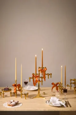 Sale STOFF 6 Velas cónicas de ester & erik, Amber Naranja