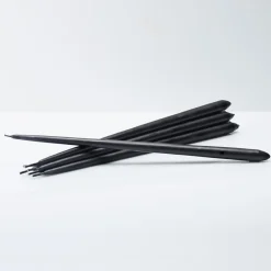 Clearance STOFF 6 Velas cónicas de ester & erik, Black Negro
