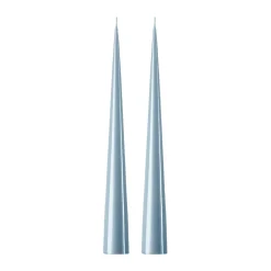 Clearance Ester & erik 2 Velas 37 cm lacado, Dusty blue 83 Azul