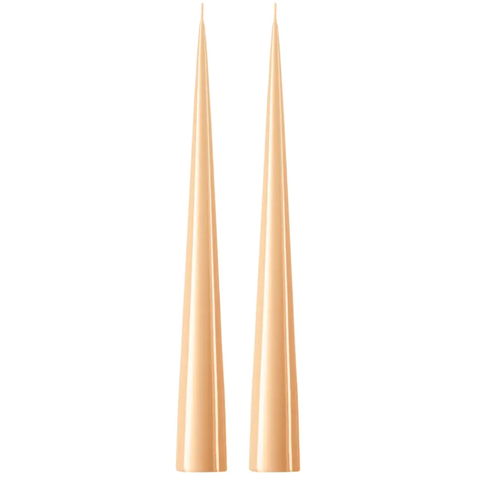 Outlet Ester & erik 2 Velas 37 cm lacado, Melon sorbet 19-0 Naranja