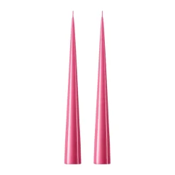 New Ester & erik 2 Velas 37 cm lacado, Clear pink 41 Rosa