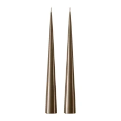 Best Ester & erik 2 Velas 37 cm lacado, Caviar 77 Gris