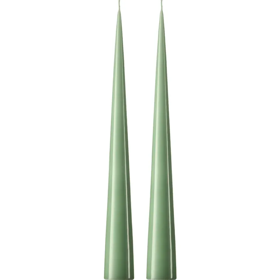New Ester & erik 2 Velas 37 cm lacado, Eucalyptus 66 Verde
