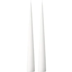 Clearance Ester & erik 2 Velas 37 cm mate, Pure white 31 Blanco