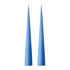 New Ester & erik 2 Velas 37 cm mate, Moon blue 37 Azul