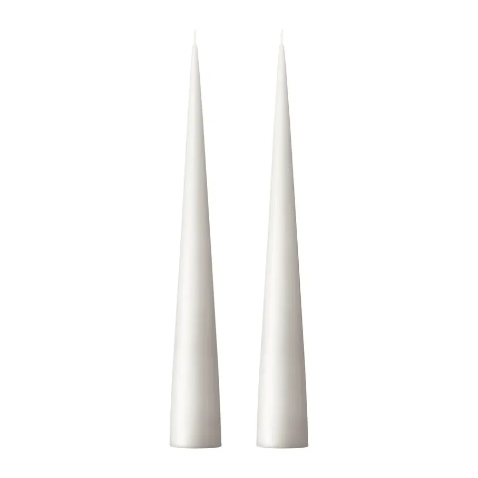 Discount Ester & erik 2 Velas 37 cm mate, White ash 21 Blanco