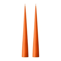 Hot Ester & erik 2 Velas 37 cm mate, Mild orange 16 Naranja