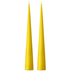 Ester & erik 2 Velas 37 cm mate, Lemon drop 15 Amarillo