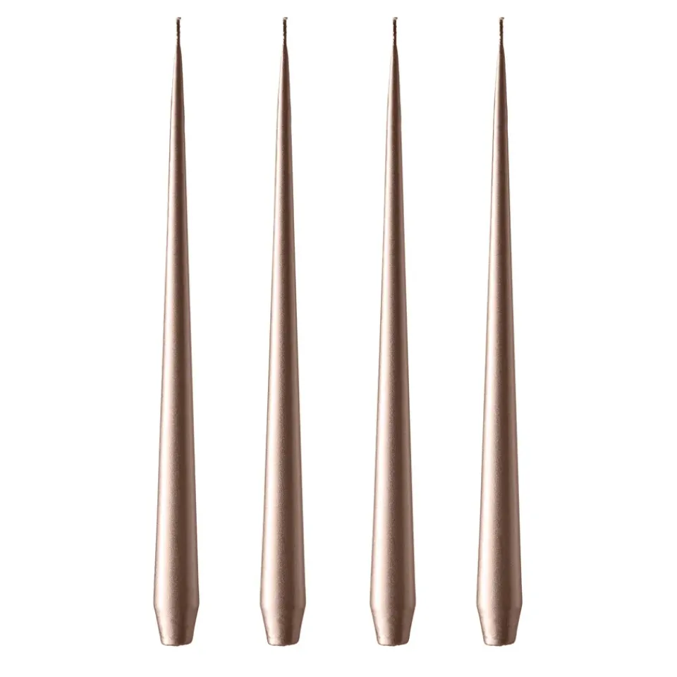 Outlet Ester & erik 4 Velas 32 cm metalico, Champagne Beige