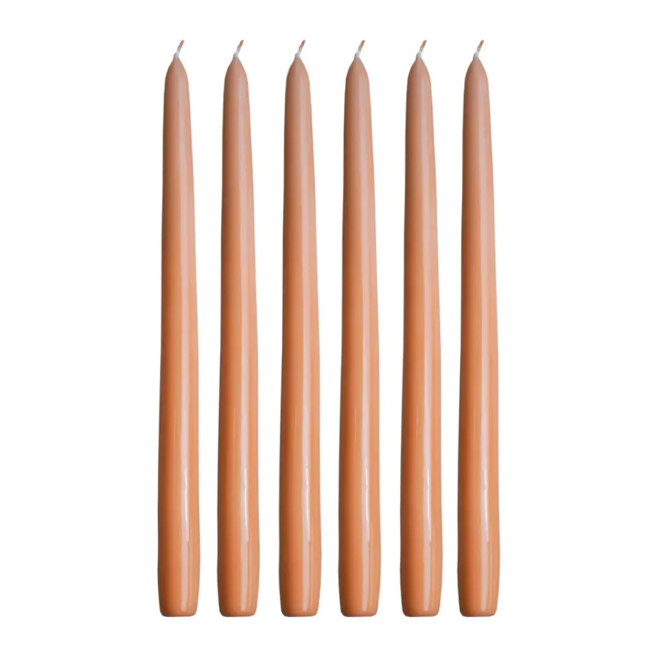 Online Hilke Collection 6 Velas Herrgårdsljus 30 cm, Albaricoque Naranja