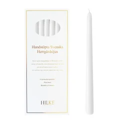 Best Hilke Collection 6 Velas Herrgårdsljus 30 cm, brillo Blanco