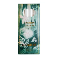 New Hilke Collection 6 Velas Herrgårdsljus 30 cm, Moomin Blanco