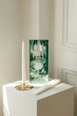 New Hilke Collection 6 Velas Herrgårdsljus 30 cm, Moomin Blanco