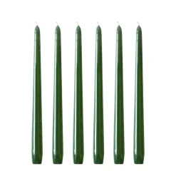 Best Hilke Collection 6 Velas Herrgårdsljus 30 cm, oscuro Verde