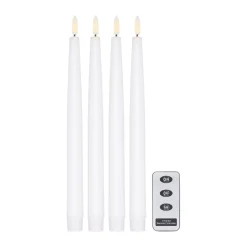 Sale Scandi Essentials 4 Velas LED Bright 28,5 cm con control remoto, Blanco