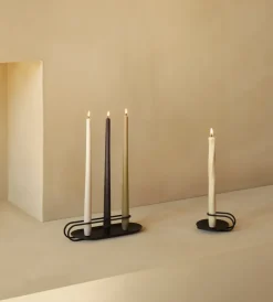 Sale Audo Copenhagen 4 Velas Twist 30 cm, Ivory BeigeGris