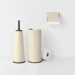 Hot Brabantia Accesorios de baño ReNew 3 piezas, Soft Beige