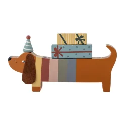 Sale Bloomingville Adorno Charlie Birthday 28 cm, Brown-multi Marrón