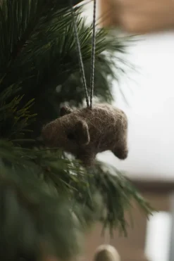 New DBKD Adorno colgante Hanging pig, Beige