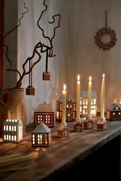 Clearance Kähler Adorno de Navidad 5 cm Gingerbread 2-pack, Marrón