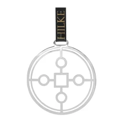 Outlet Hilke Collection Adorno de árbol Anima Gemella 1, Latón niquelado Plateado