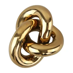 Best Cooee Design Adorno Knot Table small, Light Gold Color dorado