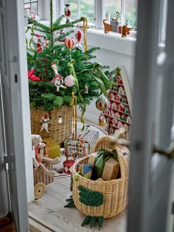 Outlet Bloomingville Adorno navideño Arlo 22 cm, Blanco