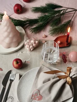 Online Broste Copenhagen Adorno navideño Candy vidrio 2 piezas, Dusty pink Rosa