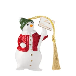Best Villeroy & Boch Adorno navideño, muñeco de nieve Christmas Classics, Blanco