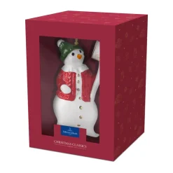 Best Villeroy & Boch Adorno navideño, muñeco de nieve Christmas Classics, Blanco