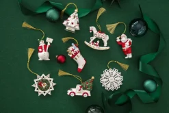 Best Villeroy & Boch Adorno navideño, muñeco de nieve Christmas Classics, Blanco