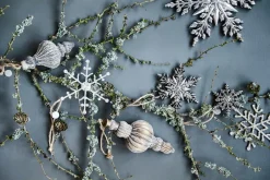 Online Lene Bjerre Adorno navideño Norille 12 cm, Mörkgrå Gris